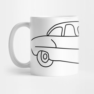 classic cuban car minimalist car design CUBA Mug